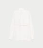 MM6 Maison Margiela Long-Sleeved Silk Blouse - White - Thumbnail 2