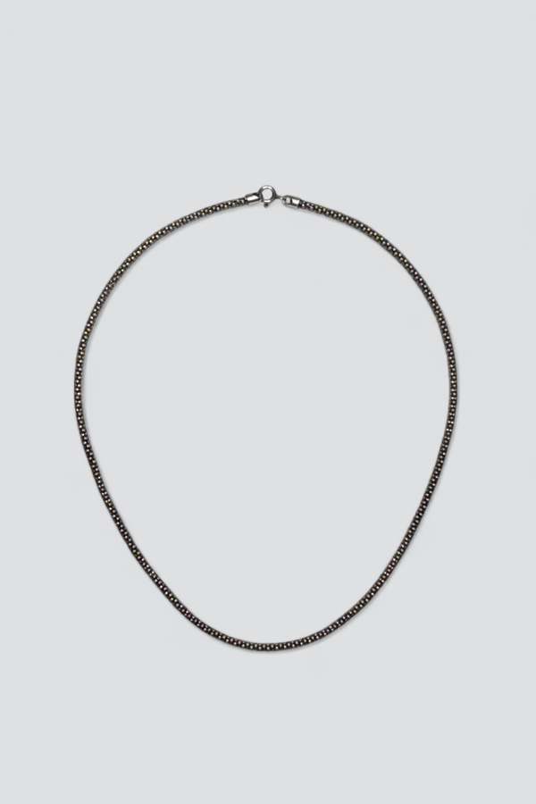 Vintage Sterling Silver Pop Chain Necklace Necklace