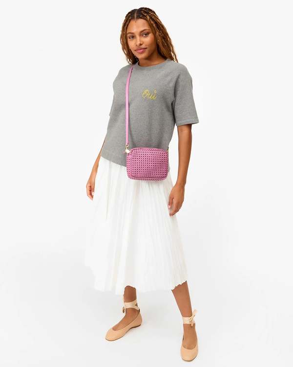 Clare V. Midi Sac Bag - Wild Thistle Rattan | Garmentory