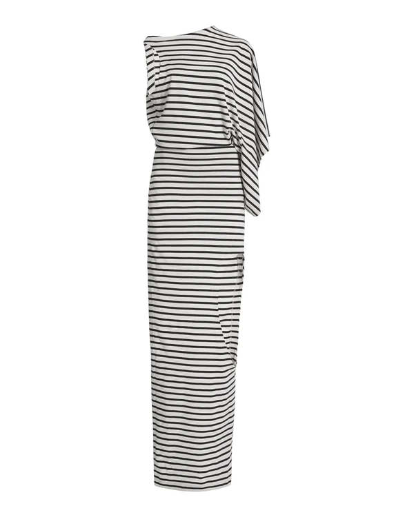 A.W.A.K.E. MODE Jersey Dress with Pencil Skirt Dress - White | Garmentory