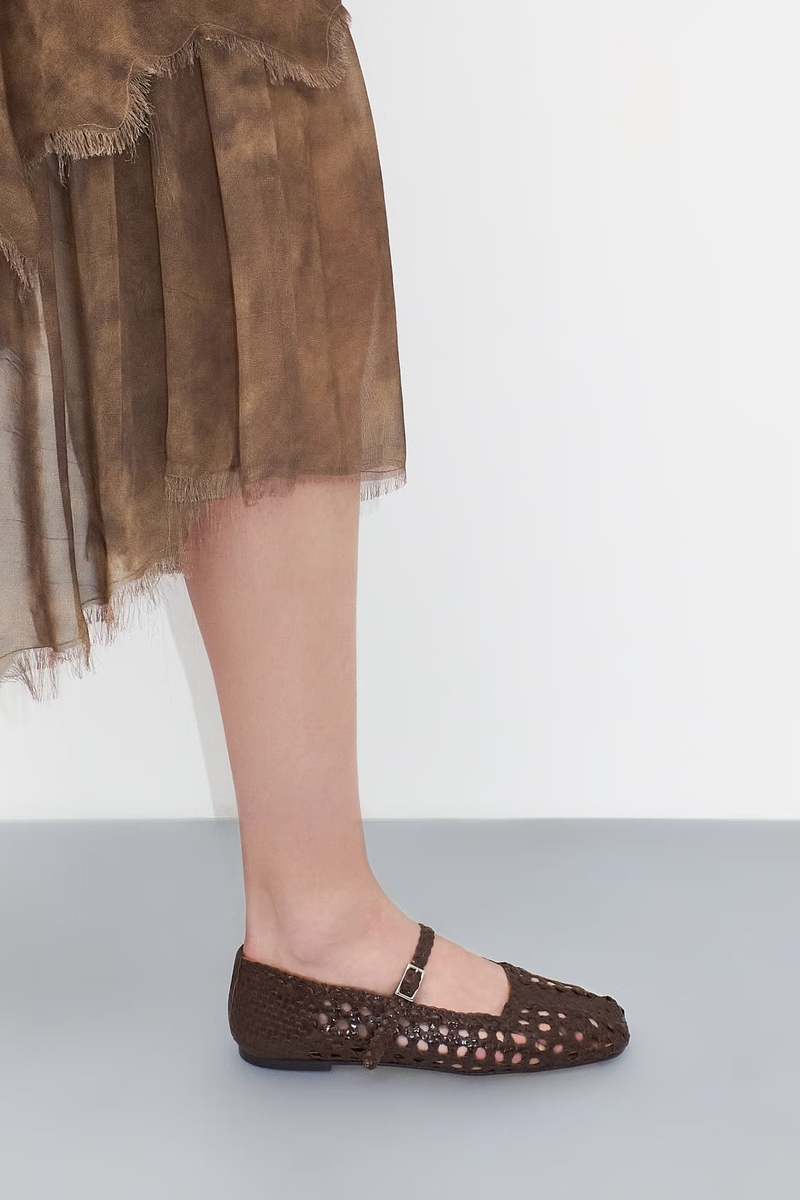 Miista Yeida Ballerina Flat - Chocolate Brown Miista Yeida Ballerina Flat - Chocolate Brown