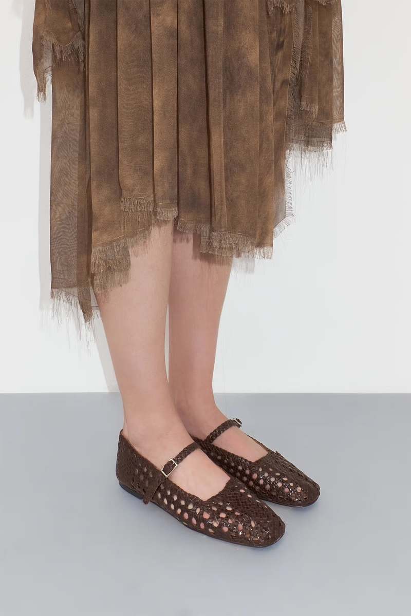 Miista Yeida Ballerina Flat - Chocolate Brown Miista Yeida Ballerina Flat - Chocolate Brown