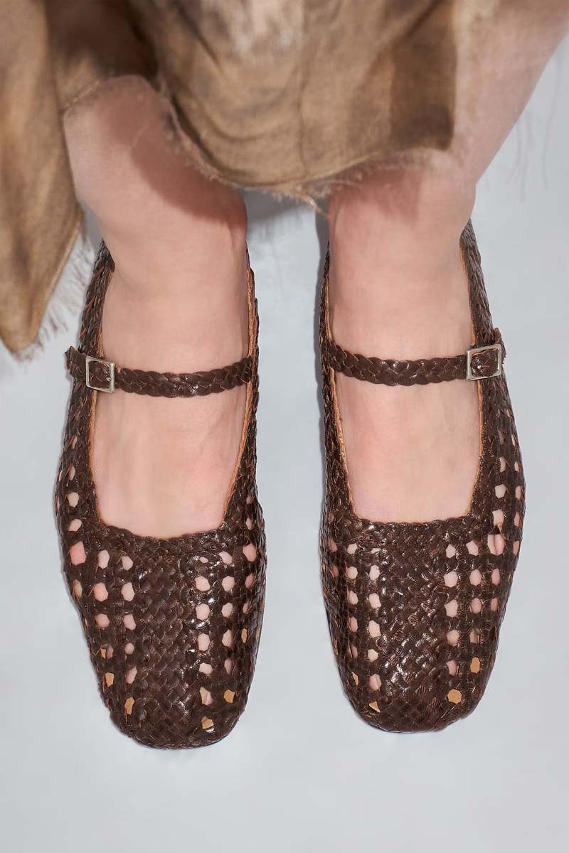 Miista Yeida Ballerina Flat - Chocolate Brown Miista Yeida Ballerina Flat - Chocolate Brown