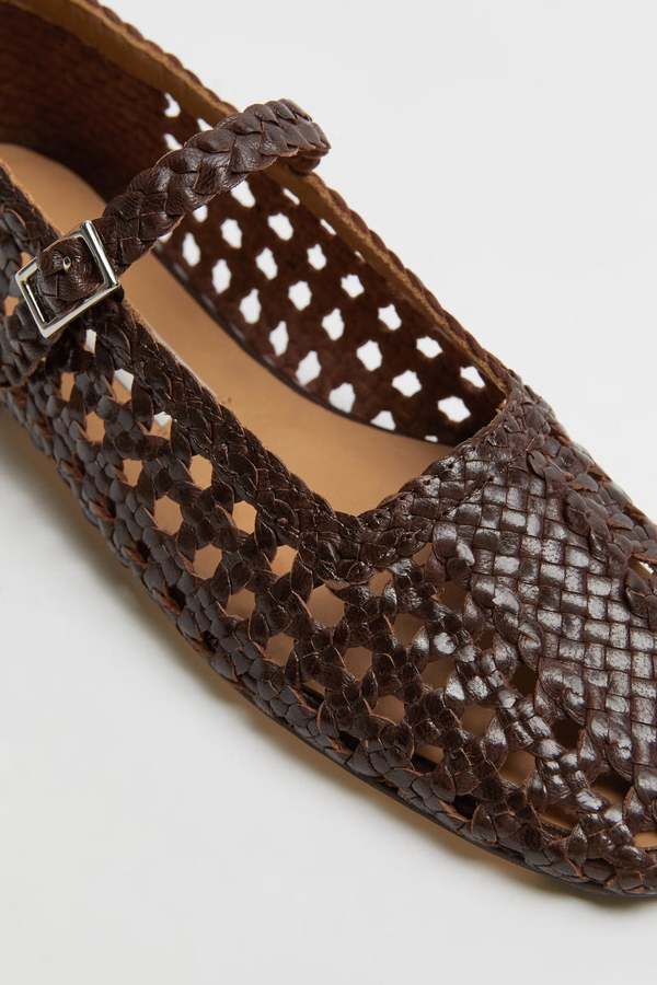 Miista Yeida Ballerina Flat - Chocolate Brown Miista Yeida Ballerina Flat - Chocolate Brown