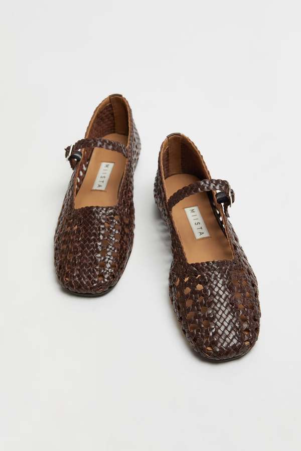 Miista Yeida Ballerina Flat - Chocolate Brown Miista Yeida Ballerina Flat - Chocolate Brown