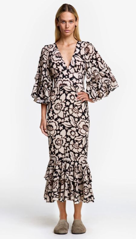 smythe one shoulder dress Smythe One-Shoulder Asymmetric Dress In Poppy Print - 66% Off