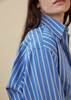 Penny Sage Maryse Shirt - Blue Citron Stripe - Thumbnail 4