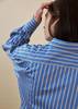 Penny Sage Maryse Shirt - Blue Citron Stripe - Thumbnail 5