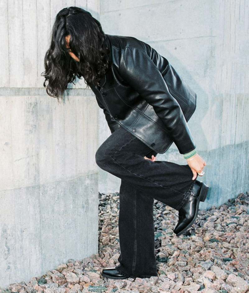 Nudie Jeans Saga Leather Blazer Nudie Jeans Saga Leather Blazer