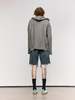 Maison Margiela Grey Stud Denim Shorts - Thumbnail 9
