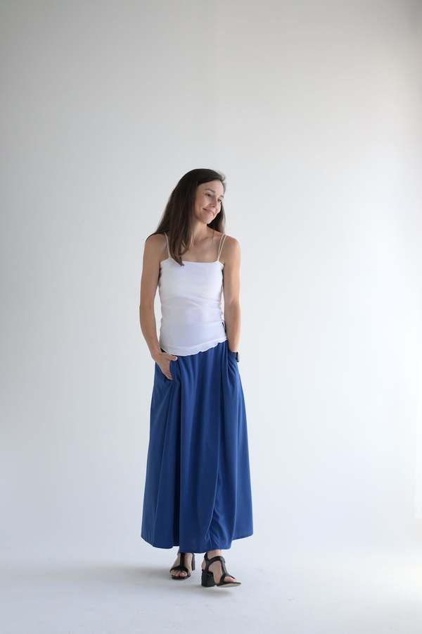 COG The Big Smoke Halo Semi-Flare Skirt - Ultra Blue