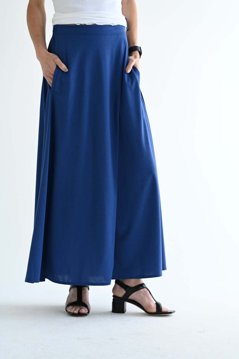 【COGTHEBIGSMOKE】 HALO SEMI-FLARE SKIRT 53 HALO SEMI-FLARE SKIRT / RECYCLE PE JERSEY - C12