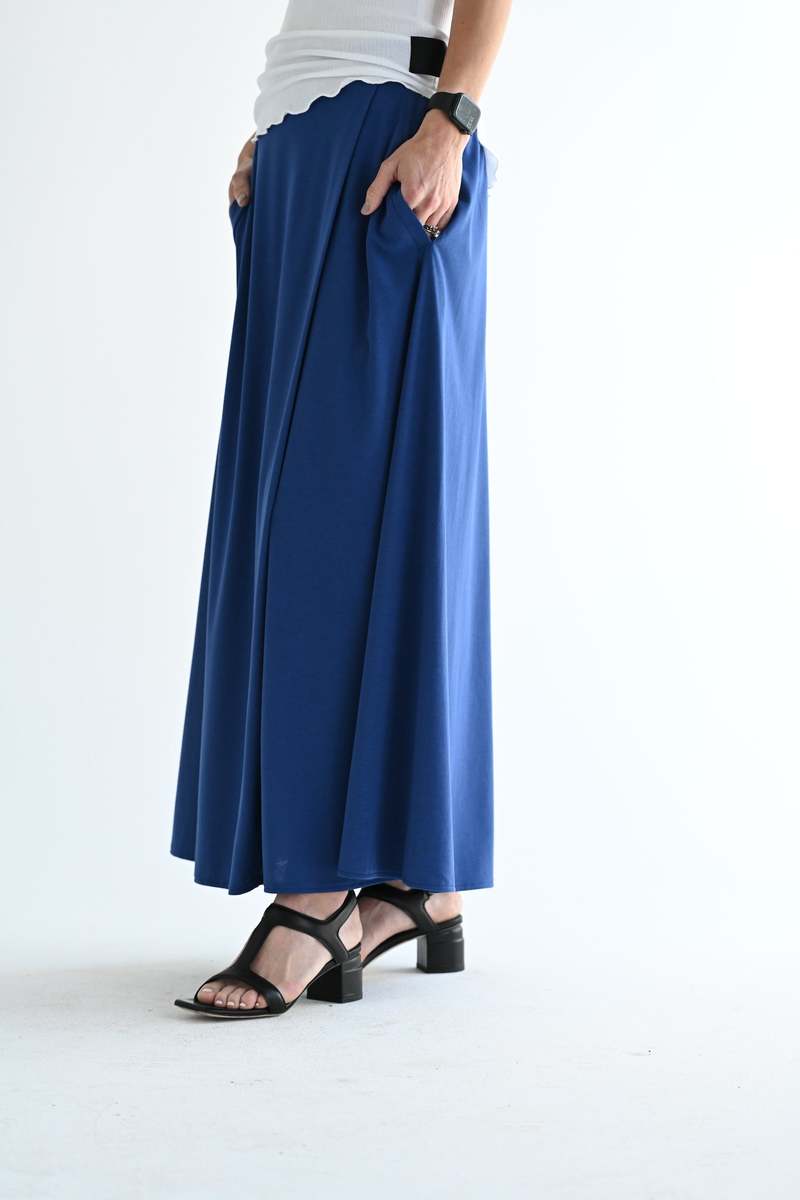 【COGTHEBIGSMOKE】 HALO SEMI-FLARE SKIRT 53 HALO SEMI-FLARE SKIRT / RECYCLE PE JERSEY - C12