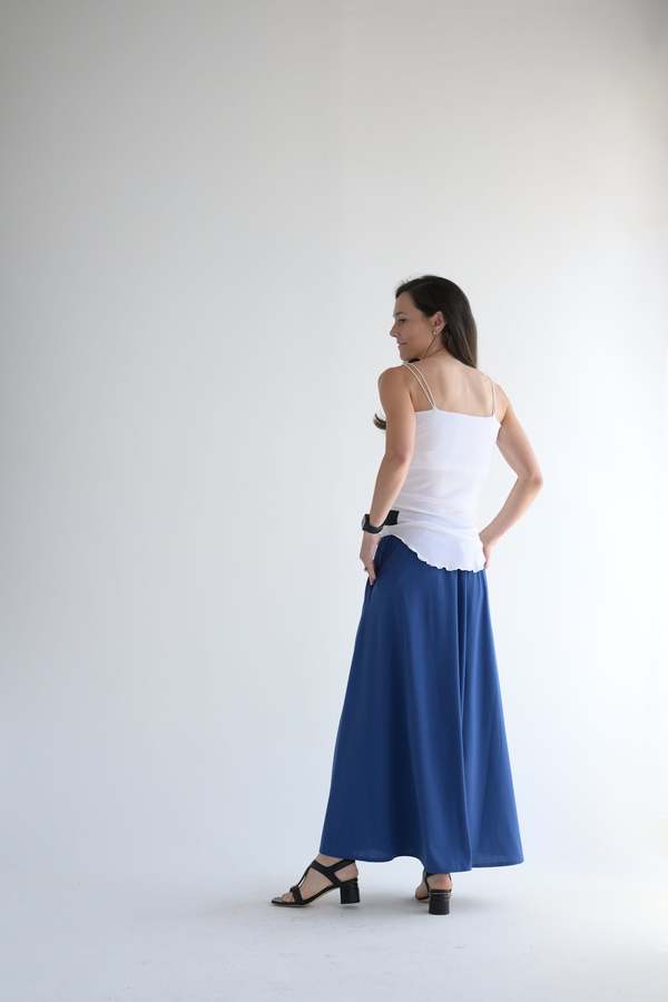 COG The Big Smoke Halo Semi-Flare Skirt - Ultra Blue