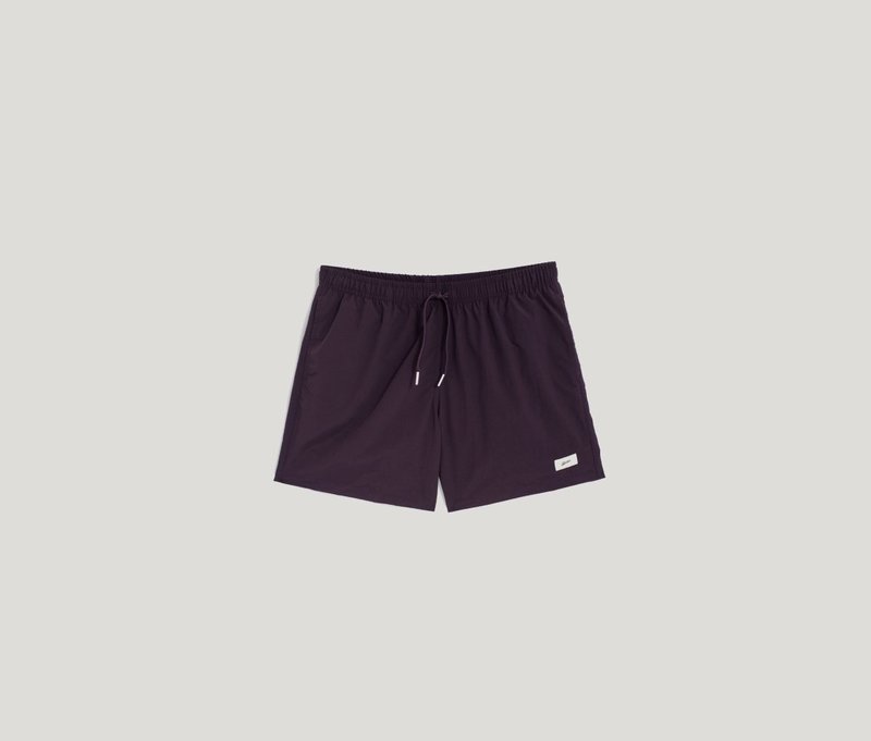 Solid and Striped Solid Swim Trunk