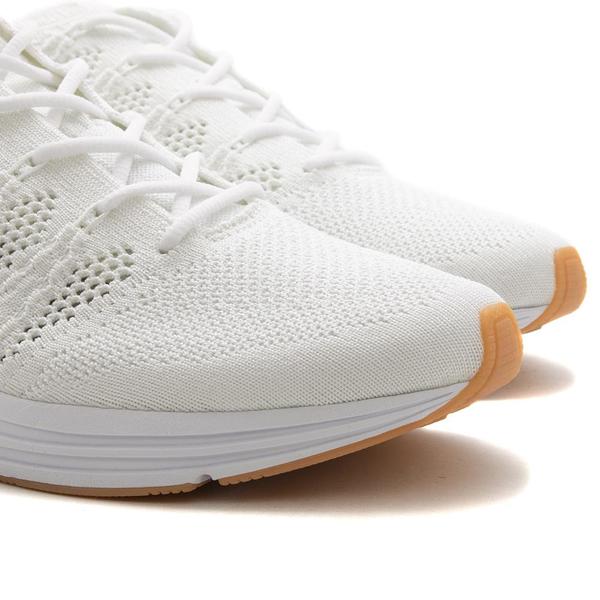 flyknit racer white gum