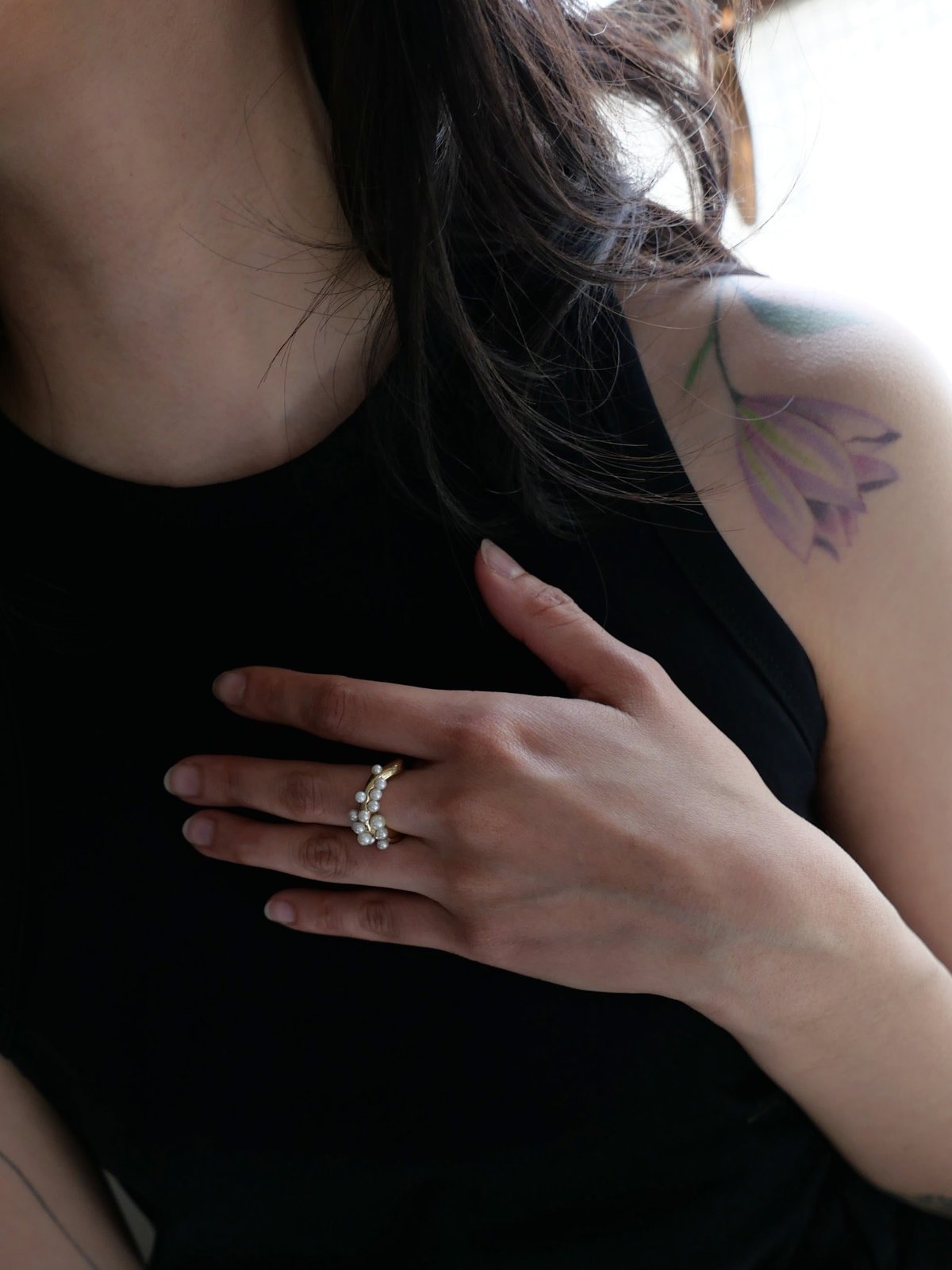 Beatriz Palacios Wave Cluster Ring - Image 1 of 5