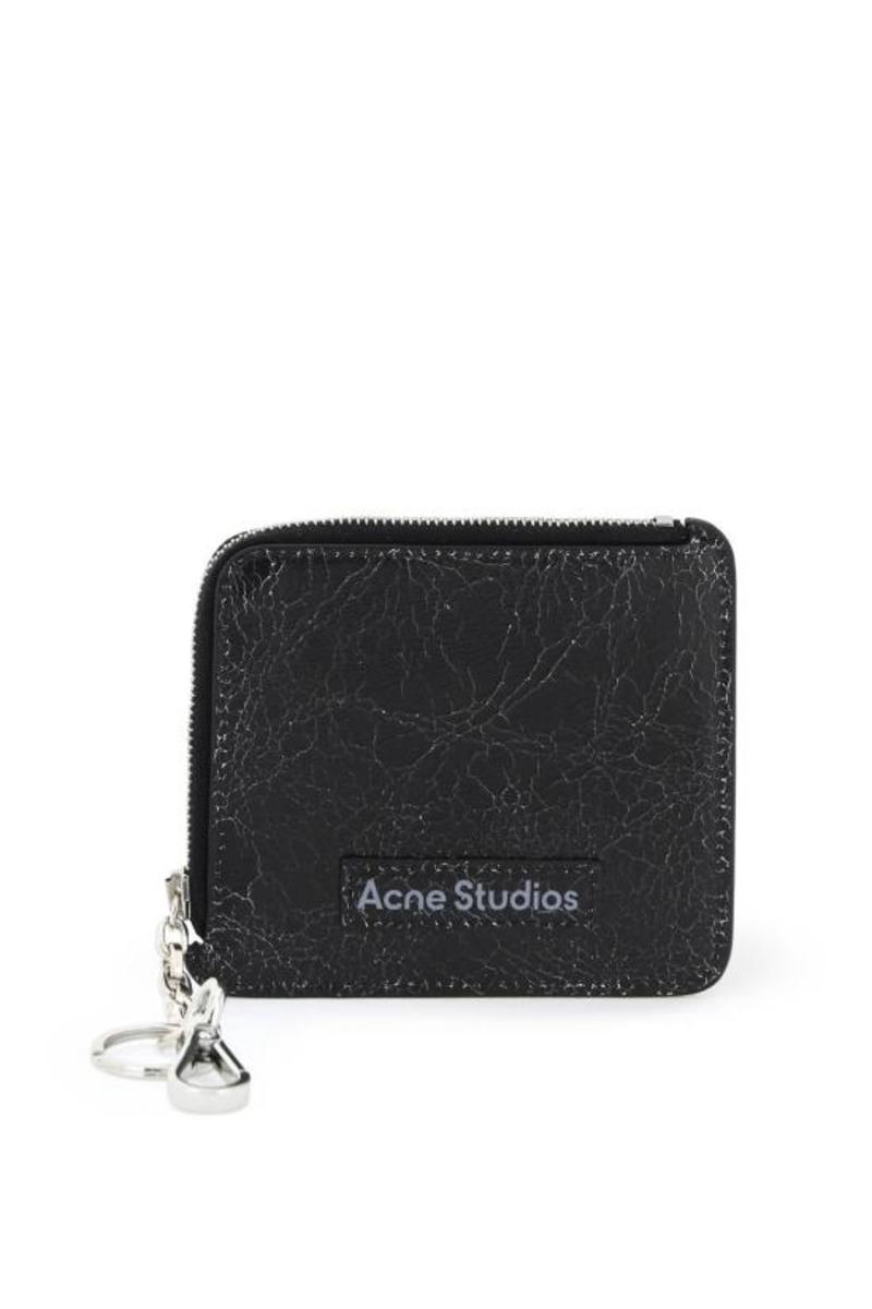 Acne Studios｜HALF-LENGTH WALLETS (CG0242 900) Acne Studios - Zip leather wallet - Black