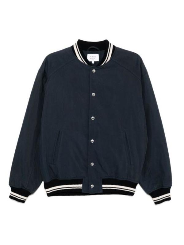 Maison Kitsun Bomber Jacket - Deep Navy