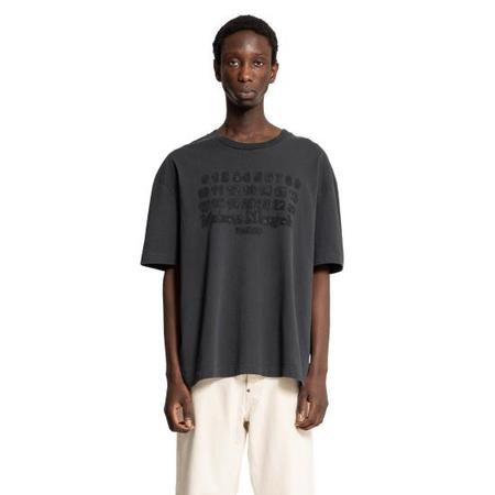 Tシャツ・カットソー MAISON MARGIELA Women Tunic Tops S67GC0034 M20007 855 Black MAISON MARGIELA Black Cotton T-Shirt for Women
