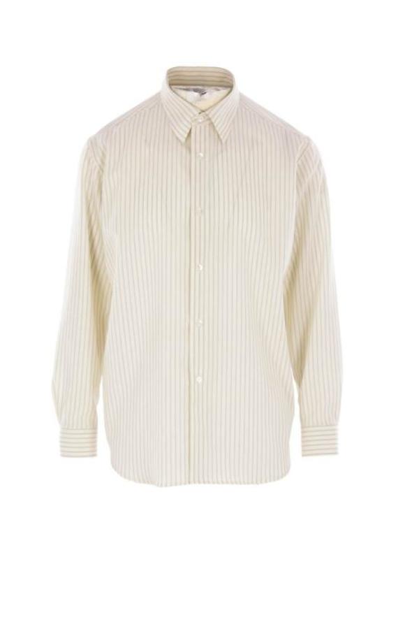 Auralee Green Stripe Shirt - Green Stripe Auralee Green Stripe Shirt - Green Stripe