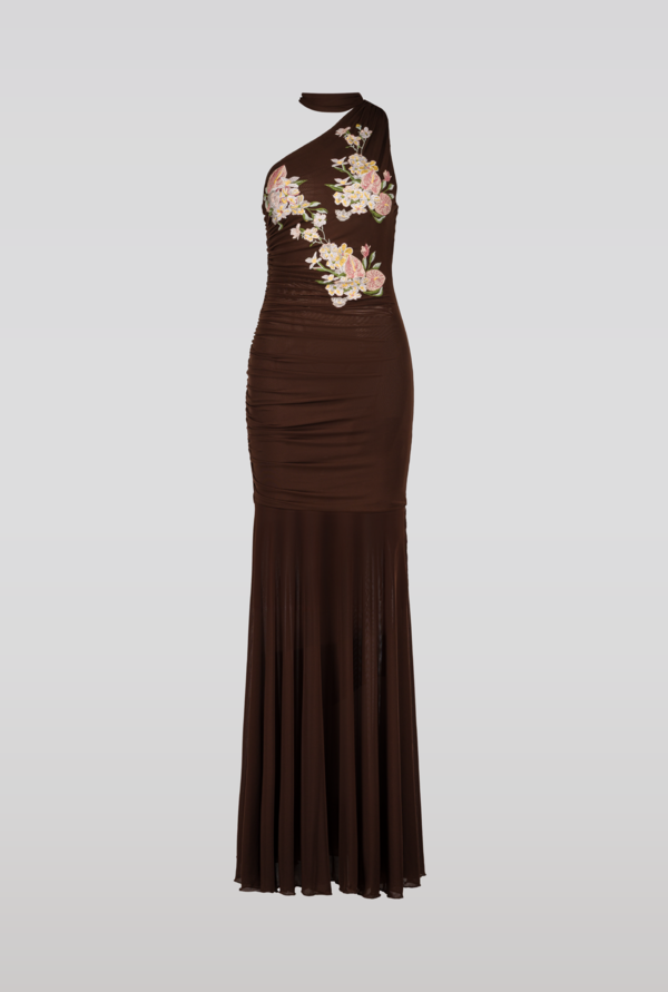 SAEMDI Embroidered Mesh Dress | Garmentory