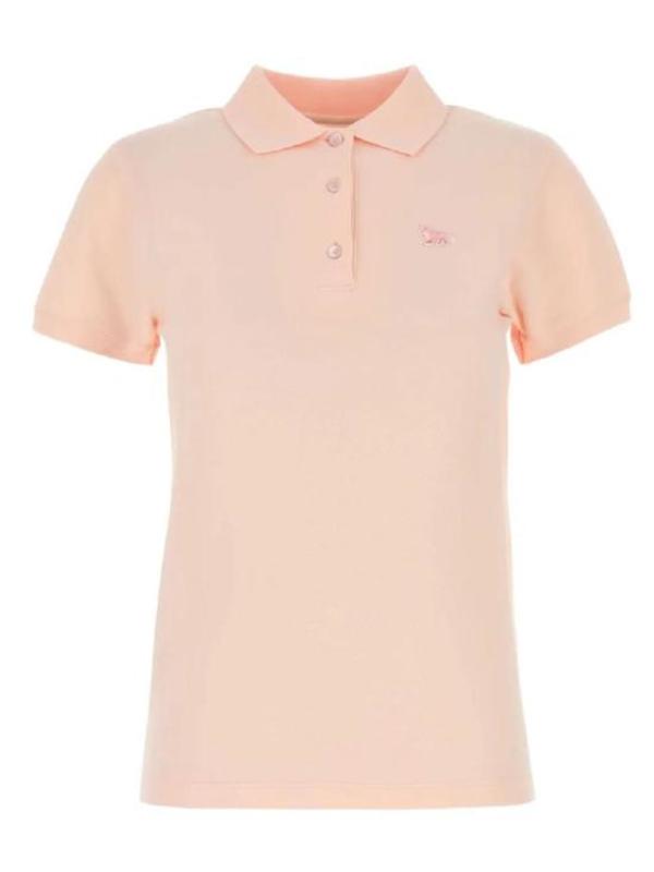 Maison Kitsun Rose Water Polo Shirt - Rose Water