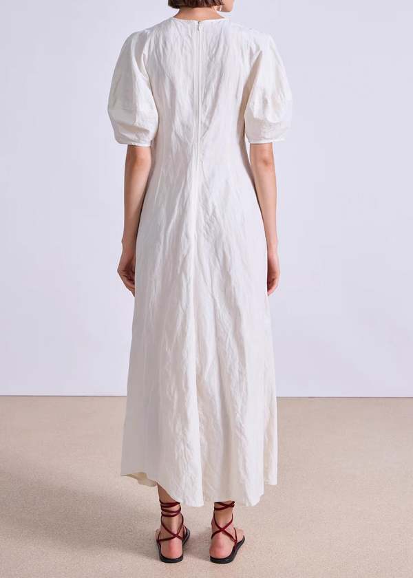 Apiece Apart Bettina Maxi Dress - Cream | Garmentory