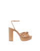 Loeffler Randall Rivka Knot Platform Sandal - Dune - Thumbnail 1