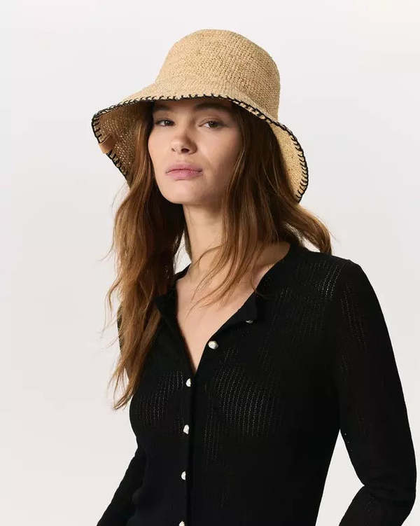 Rag & Bone Jade Wipstitch Rollable Hat | Garmentory display picture 3