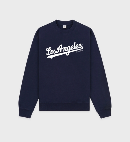 Sporty&Rich｜ (California Crewneck - Navy/Gold/White (ST California Crewneck - Navy/Gold – Sporty & Rich