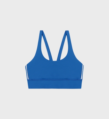 Sporty & Rich 80S Runner Sports Bralette - Black/Black