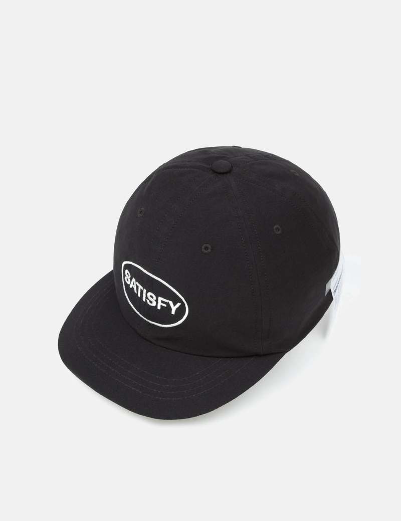 SATISFY RUNNING PeaceShell Running Cap - Black | Garmentory