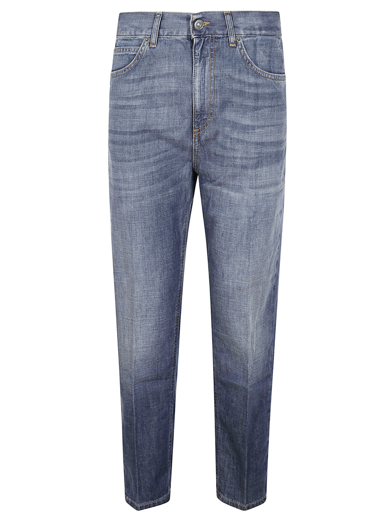 デニム・ジーパン DONDUP Women Straight Pants IDP777DF0283HX5DD800 BLUE Dondup Carrie Denim - 800 BLU | Garmentory