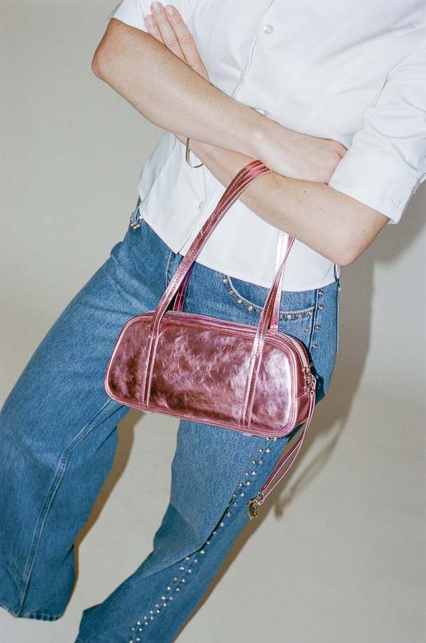 Sandy Liang Twin Bag - Metallic Pink | Garmentory