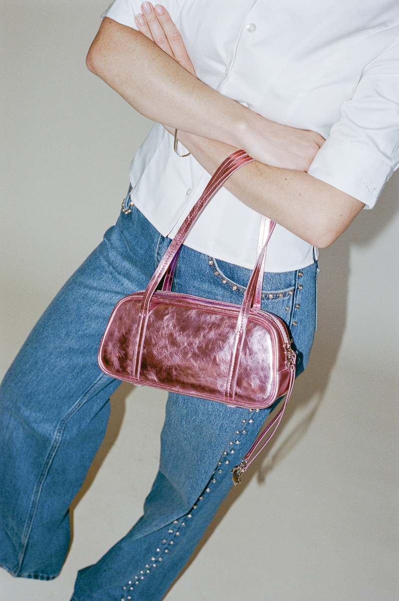 Sandy Liang Twin Bag - Metallic Pink | Garmentory