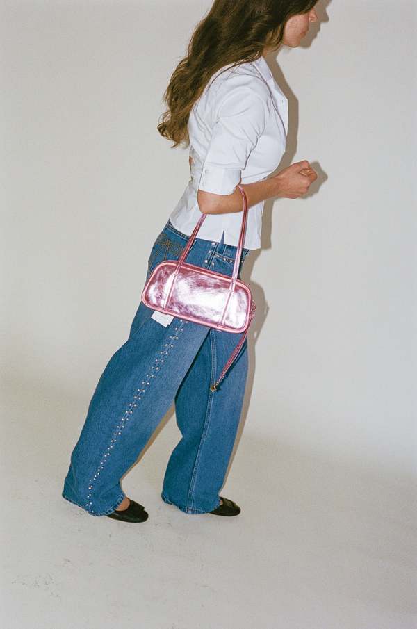 Sandy Liang Twin Bag - Metallic Pink | Garmentory