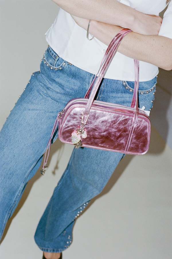 Sandy Liang Twin Bag - Metallic Pink | Garmentory