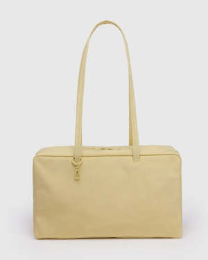 BAGGU Butter Medium Nylon Bowler Bag | Garmentory