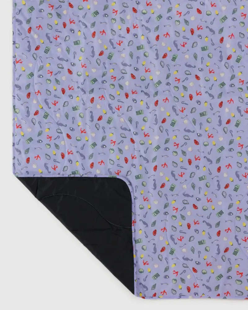 BAGGU Sea Charms Puffy Picnic Blanket