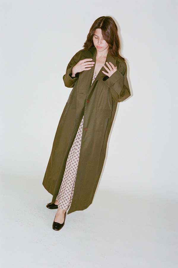 Rachel Comey Melville Trench - Olive | Garmentory