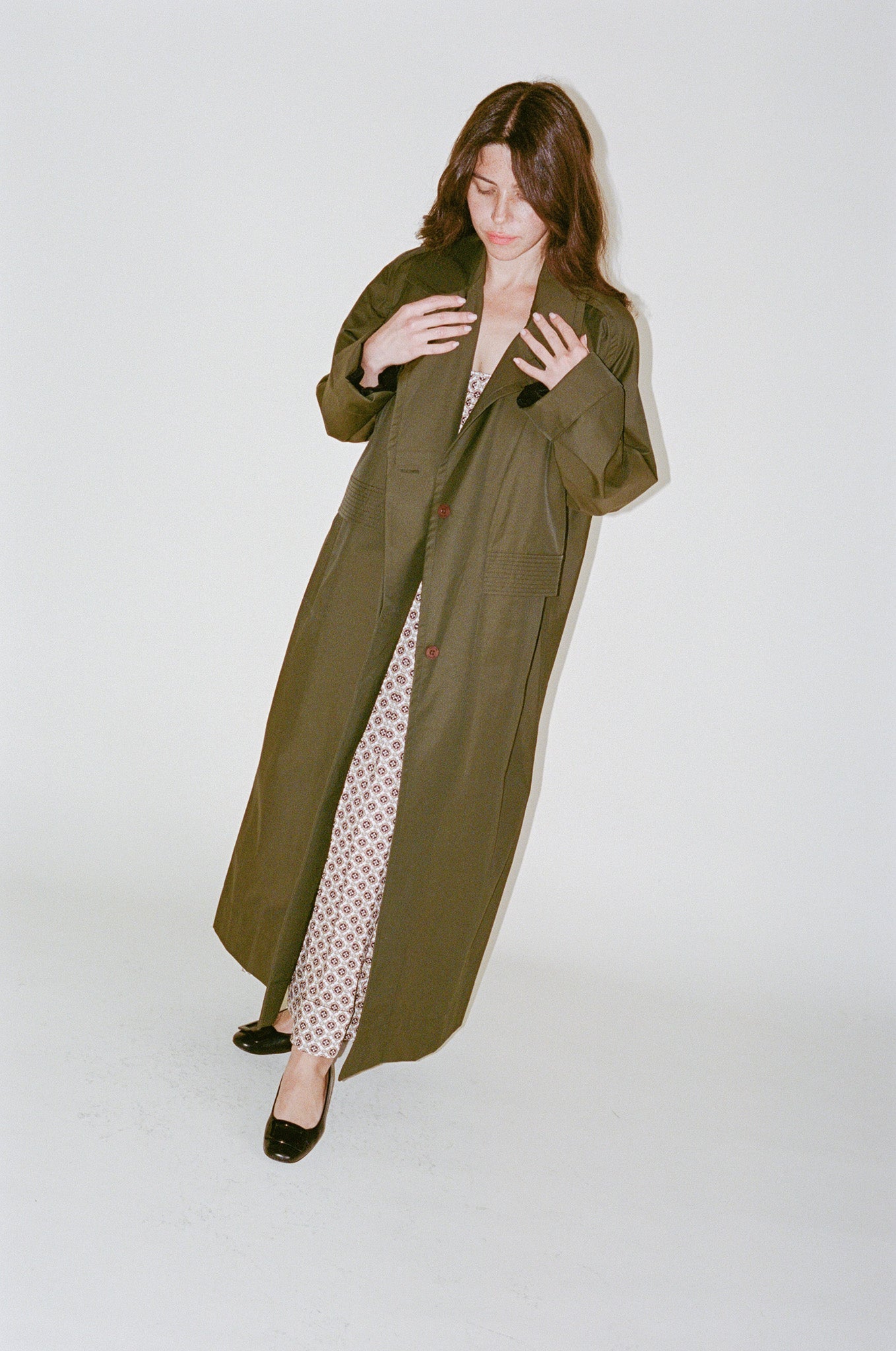 Rachel Comey Melville Trench - Olive | Garmentory