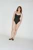 Baserange Heart Swimsuit - Black - Thumbnail 1