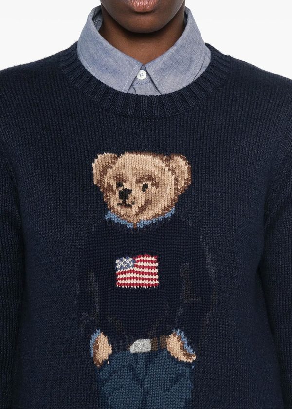 Polo Ralph Lauren Polo Bear Sweater - Navy Multi