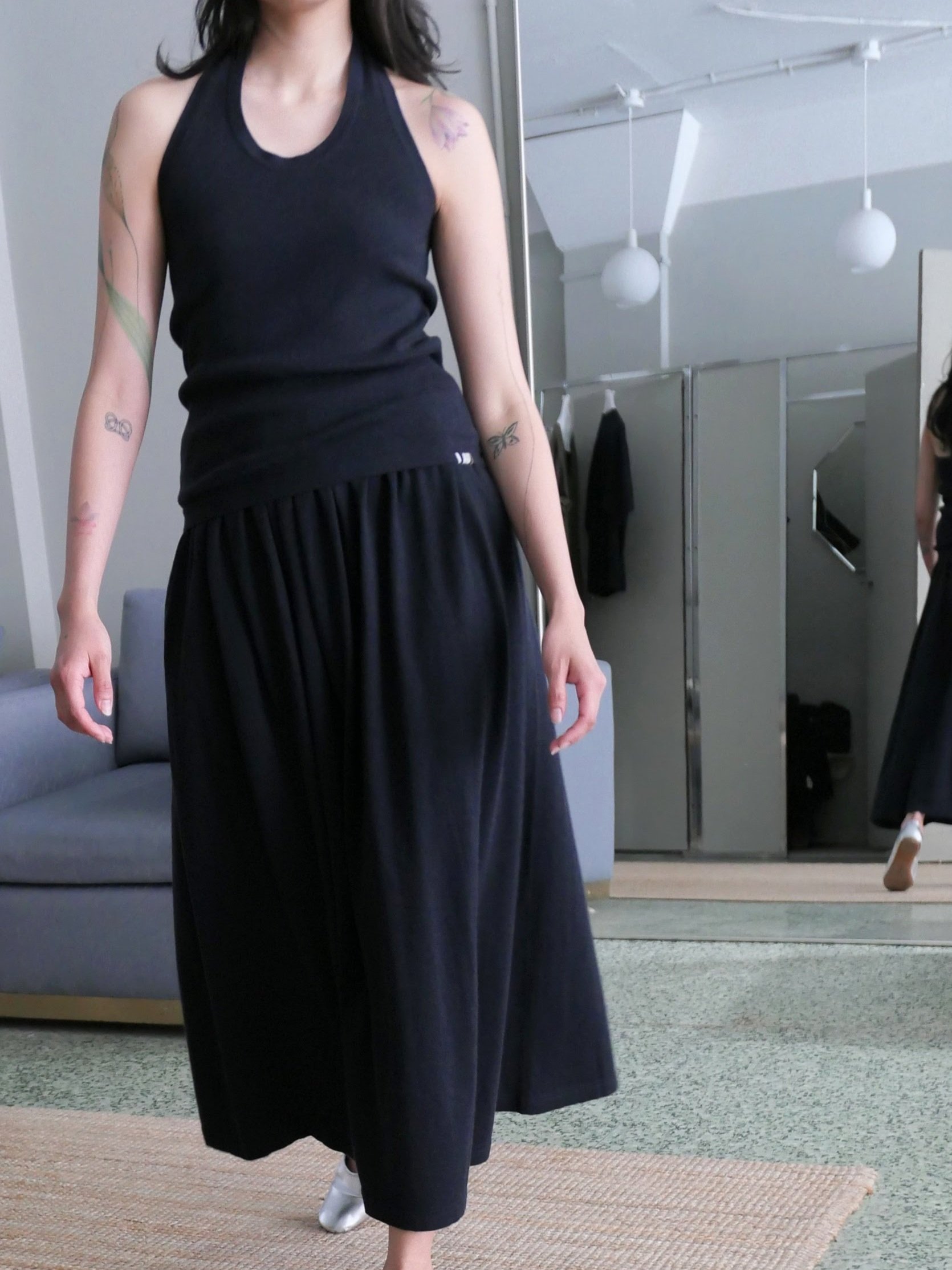 Extreme Cashmere N°409 Jerry Halter Top In Navy | Garmentory