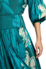 For Restless Sleepers Diossippe Skirt - Teal Flowers - Thumbnail 4