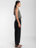 Micaela Greg Faded Black Barrel Pant - Thumbnail 4