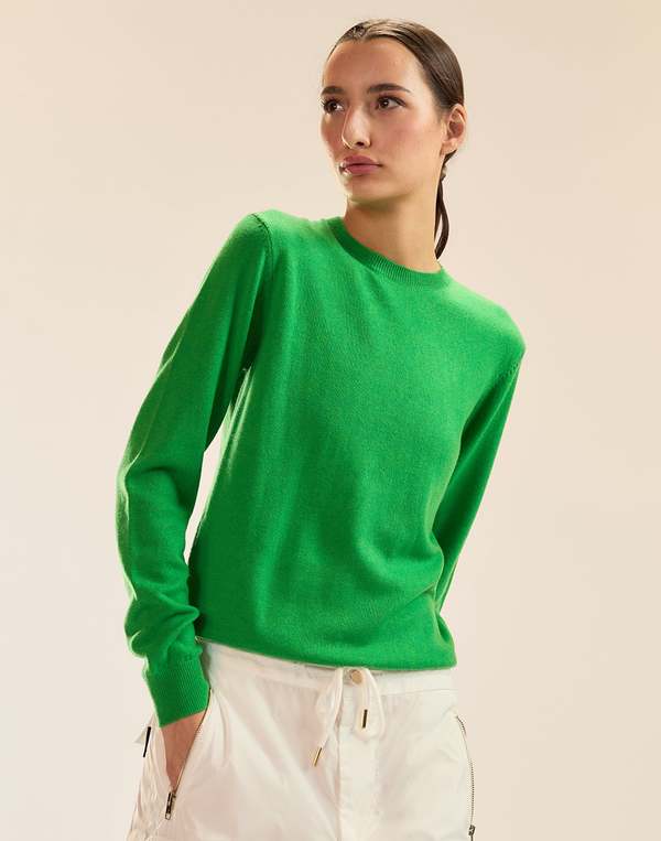 Cynthia Rowley Elea Sweater - Grass Green