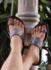 Calleen Cordero Frida Sandal - Blue Pearl - Thumbnail 3