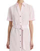 VINCE Cuffed-Sleeve Belted Shirt Dress - Thumbnail 4